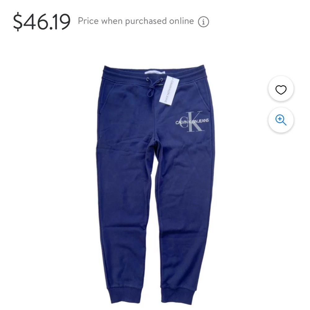 Calvin Klein Navy Joggers!